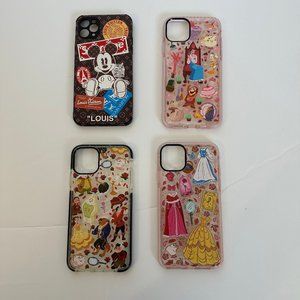Set of (4) iPhone 11 Pro Max Disney Themed Phone Cases
